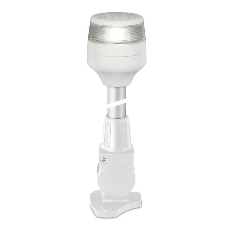 2LT 980 960-371 Składana lampa kotwiczna NaviLED 360 Compact, biała, biała podstawa, 2NM, 865mm