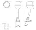 2LT 980 960-411 Lampa kotwiczna 2NM 610mm Szybki montaż biała obudowa