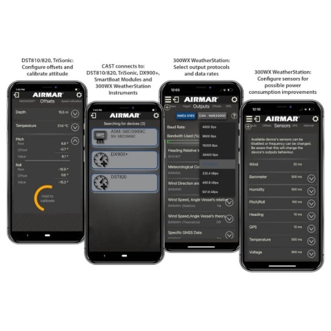 DST820-PV-N2 Przetwornik plastikowy DST820 Smart Multisensor, PSTI, z Bluetooth, NMEA 2000, 235 kHz