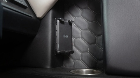 SC-CW-04G Active 15W wodoodporna ładowarka bezprzewodowa z uchwytem na telefon "góra - dół" 12/24V